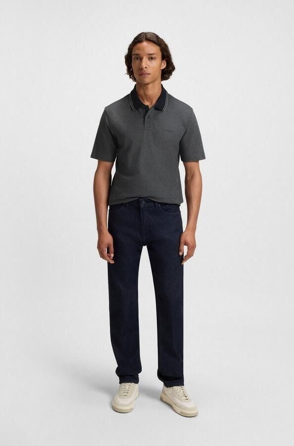 Hugo Boss Moderne Grijze Polo Shirt Korte Mouw Gray Heren - Foto 11