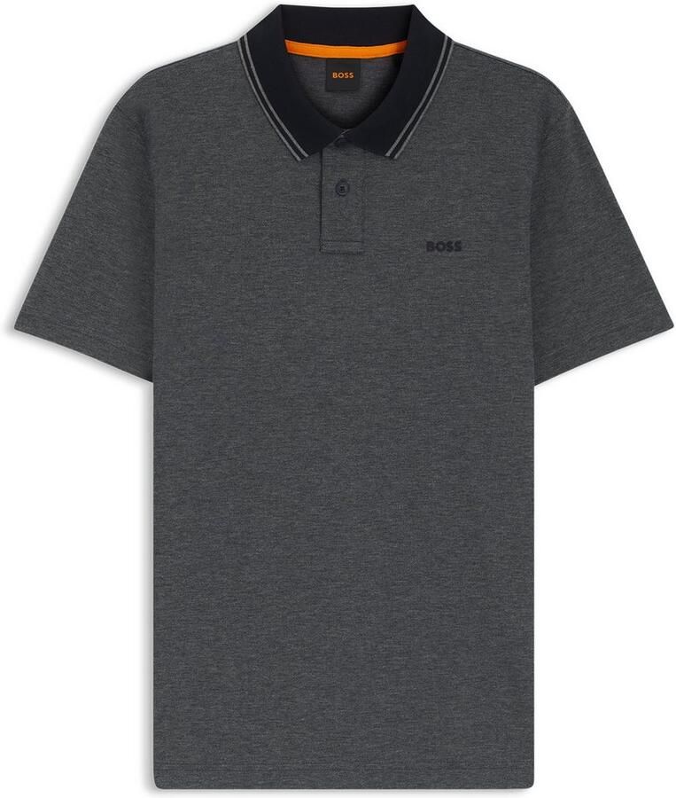 Hugo Boss Moderne Grijze Polo Shirt Korte Mouw Gray Heren - Foto 4