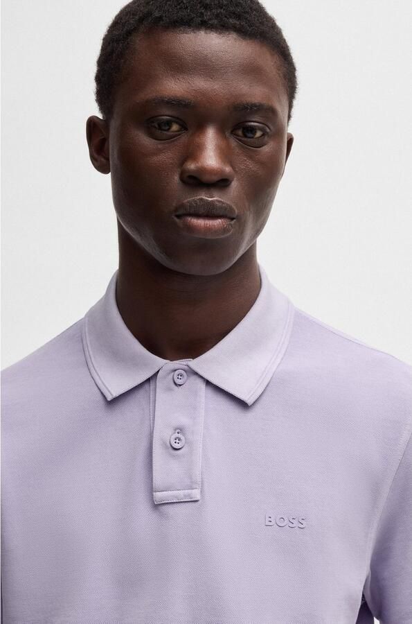 Boss Orange Poloshirt Prime met een polokraag - Foto 3