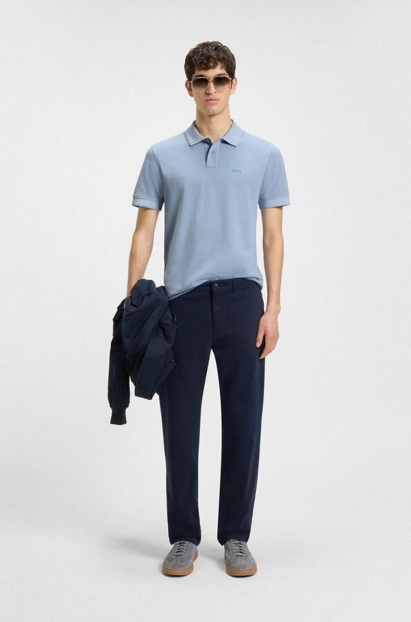 Boss Orange Regular fit poloshirt van puur katoen model 'PRIME' - Foto 3