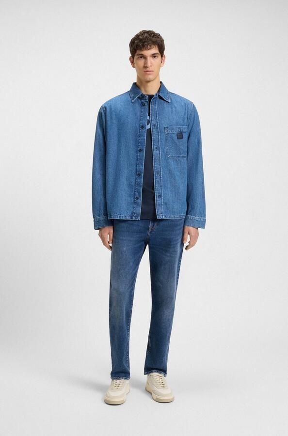 Boss Orange Regular fit jeans Re Maine met hoge elasticiteit voor optimaal draagcomfort - Foto 7