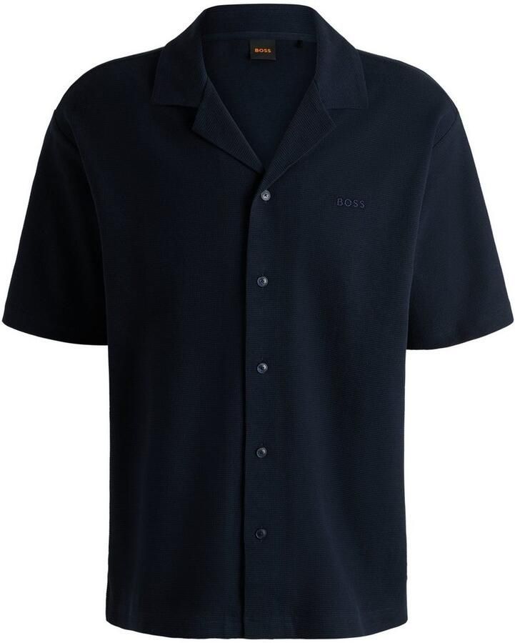 Boss Orange Shirt met korte mouwen Pe met ton-sur-tonlogo - Foto 2