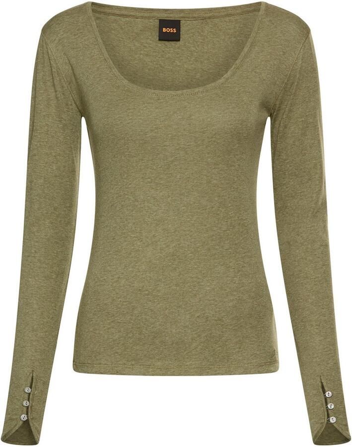 Boss Orange Shirt met lange mouwen Edeline Premium Damesmode