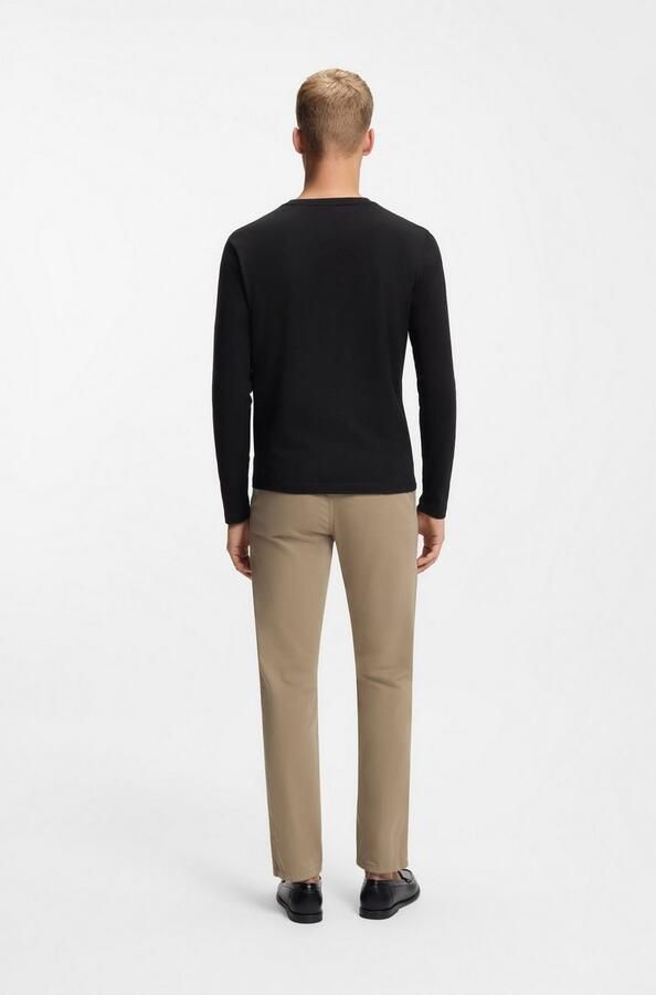 Boss Orange Shirt met lange mouwen Tacks met merkembleem op de borst - Foto 9