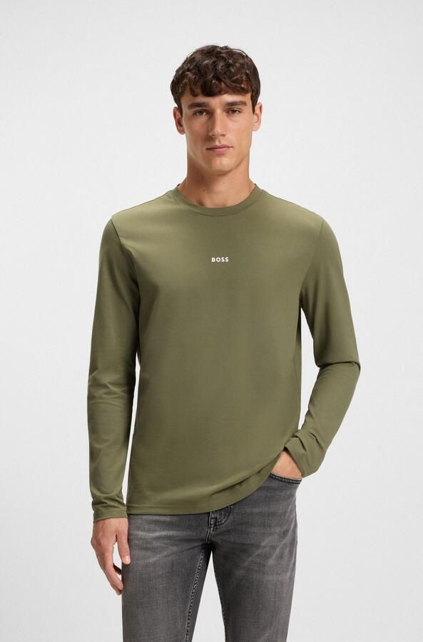 Boss Orange Shirt met lange mouwen TChark met een ronde hals - Foto 6