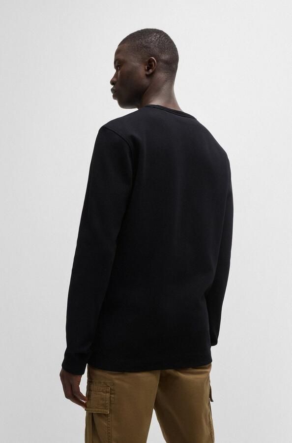 Boss Orange Regular fit shirt met lange mouwen en wafelstructuur model 'TEMPESTO' - Foto 8