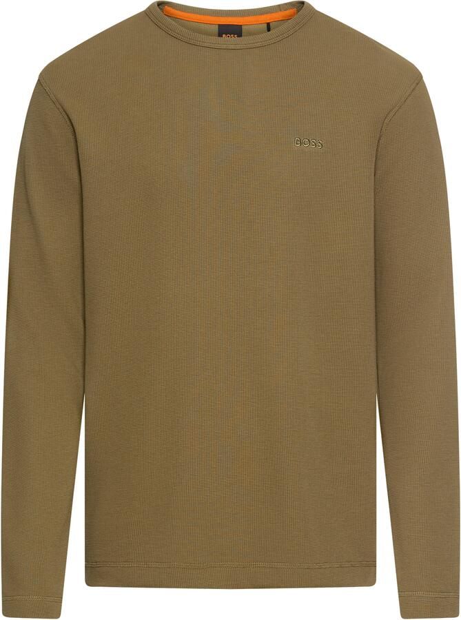 Boss Orange Shirt met lange mouwen Tempesto met boss borduurwerk