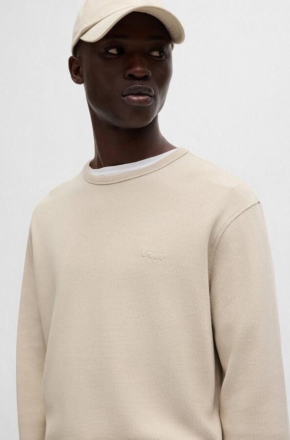 Boss Orange Regular fit shirt met lange mouwen en wafelstructuur model 'TEMPESTO' - Foto 7