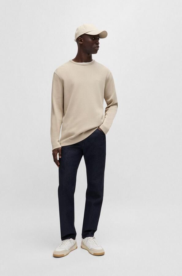 Boss Orange Regular fit shirt met lange mouwen en wafelstructuur model 'TEMPESTO' - Foto 8