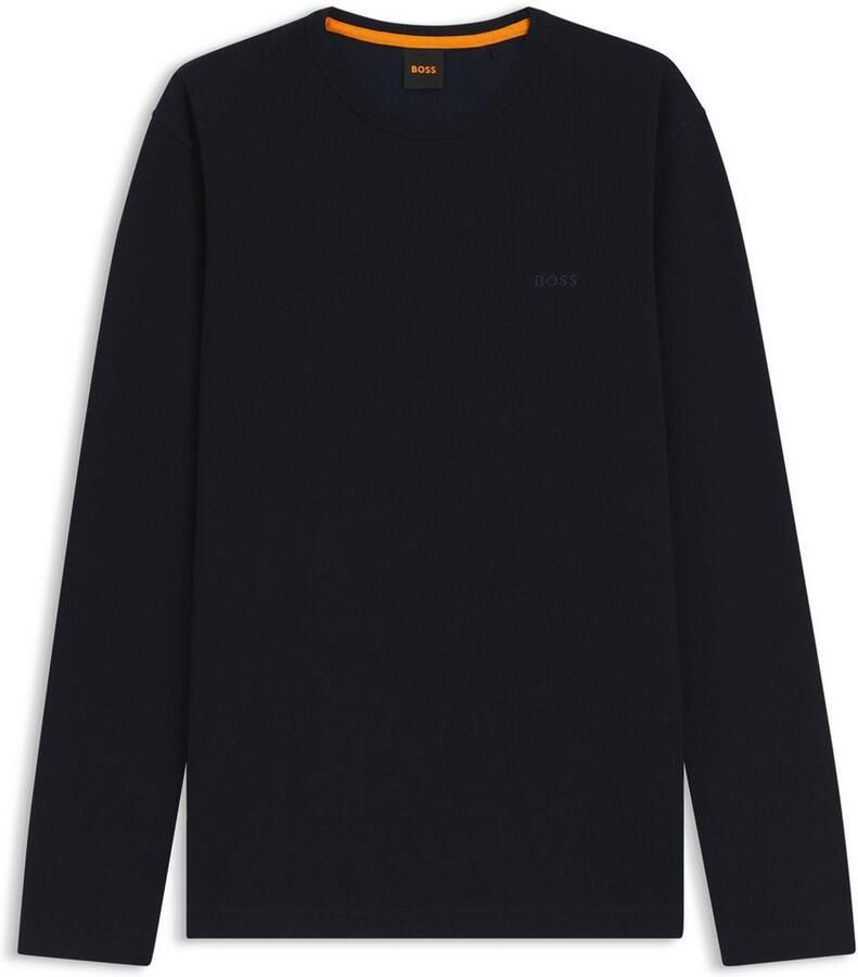 Boss Orange Regular fit shirt met lange mouwen en wafelstructuur model 'TEMPESTO' - Foto 6