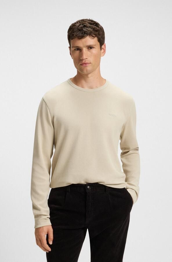 Boss Orange Regular fit shirt met lange mouwen en wafelstructuur model 'TEMPESTO' - Foto 12