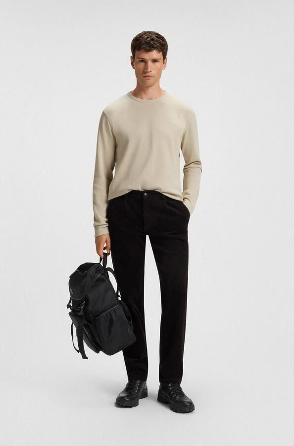 Boss Orange Regular fit shirt met lange mouwen en wafelstructuur model 'TEMPESTO' - Foto 11