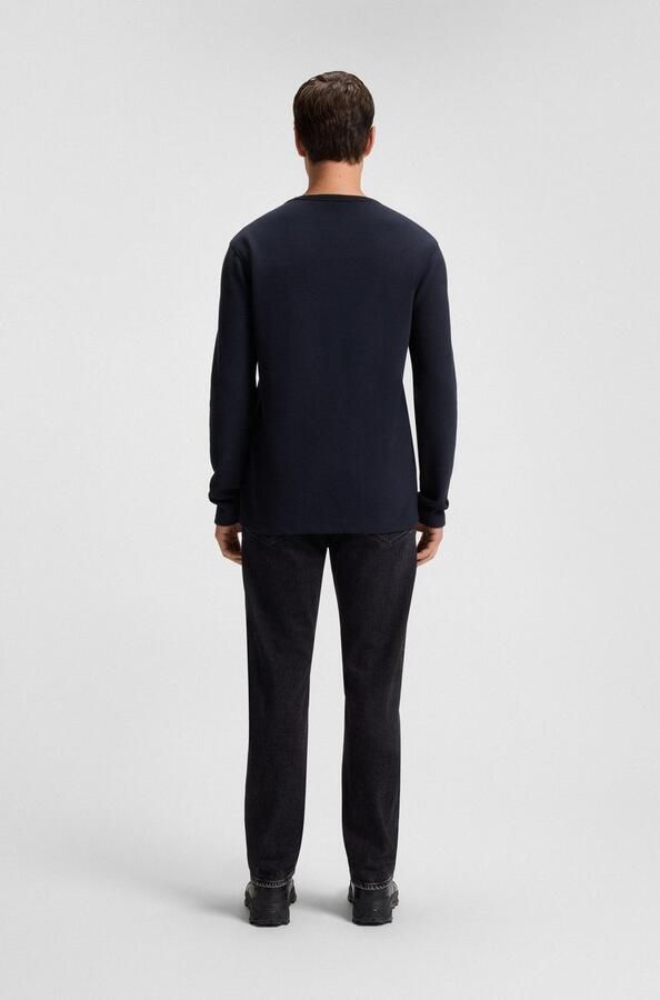 Boss Orange Regular fit shirt met lange mouwen en wafelstructuur model 'TEMPESTO' - Foto 15