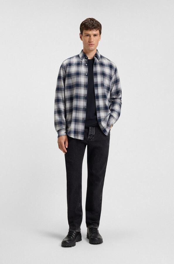 Boss Orange Regular fit shirt met lange mouwen en wafelstructuur model 'TEMPESTO' - Foto 16