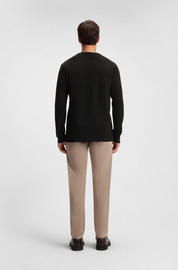 Boss Orange Regular fit shirt met lange mouwen en wafelstructuur model 'TEMPESTO' - Foto 6