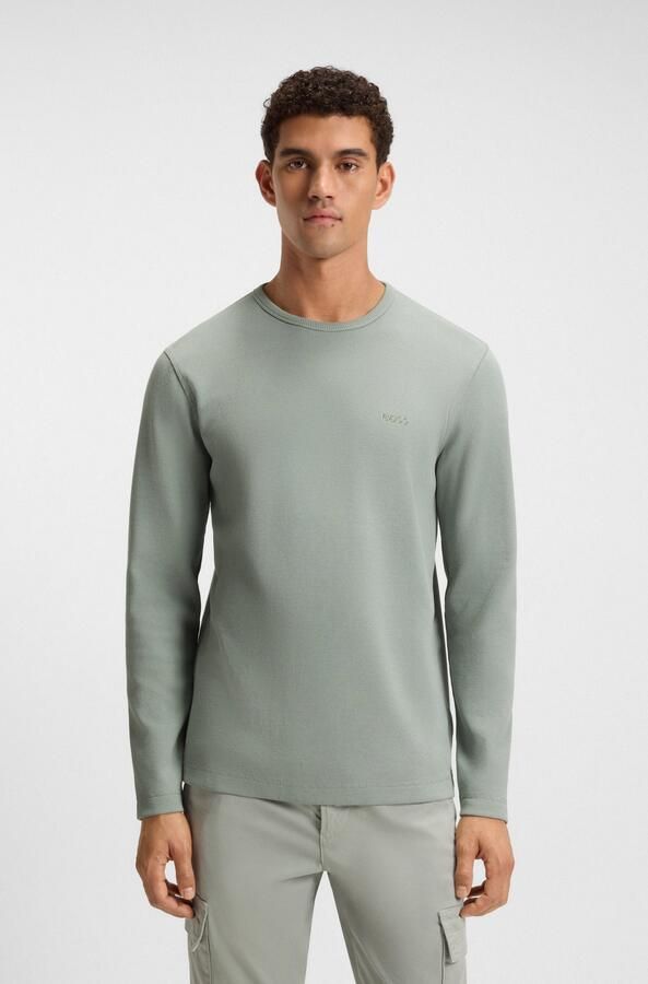 Boss Orange Regular fit shirt met lange mouwen en wafelstructuur model 'TEMPESTO' - Foto 6