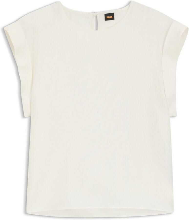 Boss Orange Regular fit blousetop van een mix van cupro en viscose model 'IRNETTE' - Foto 2