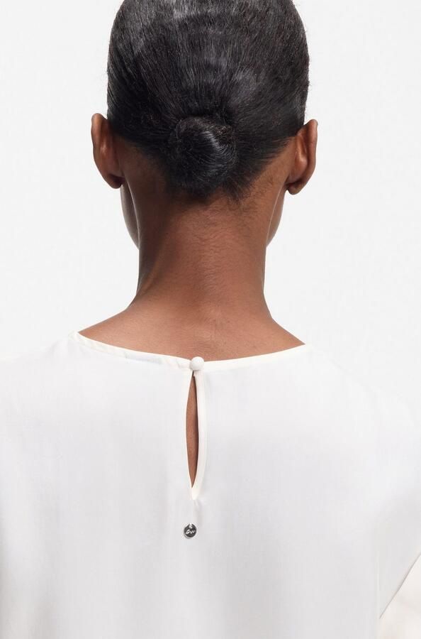 Boss Orange Regular fit blousetop van een mix van cupro en viscose model 'IRNETTE' - Foto 9