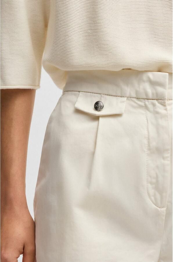 Boss Orange Korte broek met klepzakken model 'Taschi' - Foto 3