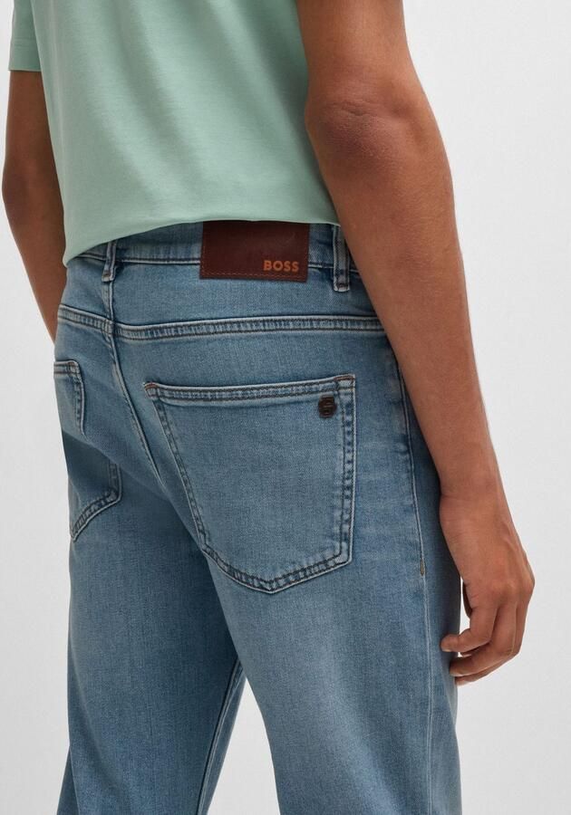 Boss Orange Slim fit jeans Delaware met normale taillehoogte - Foto 4