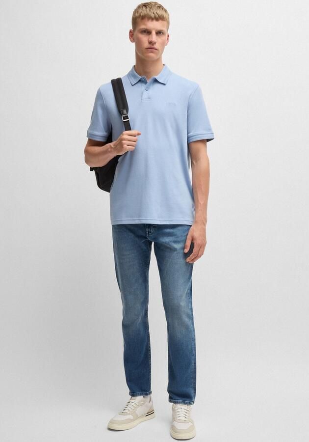 Hugo Boss Regular Fit Jeans 5-Pocket Stijl Taps toelopende pijp Medium blauw Blue Heren - Foto 13