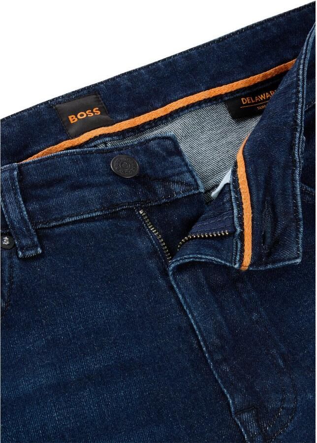 Boss Orange Slim fit jeans Delaware met normale taillehoogte - Foto 4