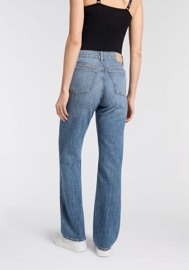 Boss Orange Straight leg jeans van puur katoen model 'ADA' - Foto 2