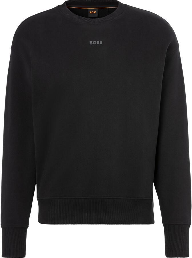 Boss Orange Sweatshirt Eteia Premium Damesmode oversized ronde hals met boss-logo