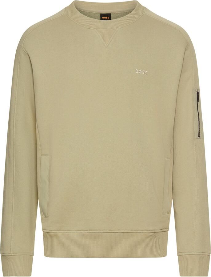 Boss Orange Sweatshirt We mixed met mouwzak en steekzakken - Foto 1