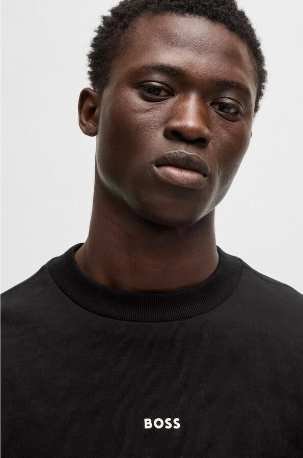 Boss Orange Sweatshirt WeSmallcrew met logo op borsthoogte - Foto 5