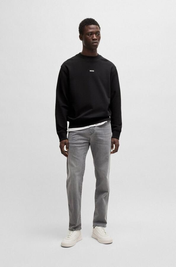 Boss Orange Sweatshirt WeSmallcrew met logo op borsthoogte - Foto 7