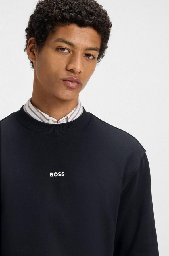 BOSS ORANGE Heren Truien & Vesten Wesmallcrew 10244192 01 Donkerblauw - Foto 12