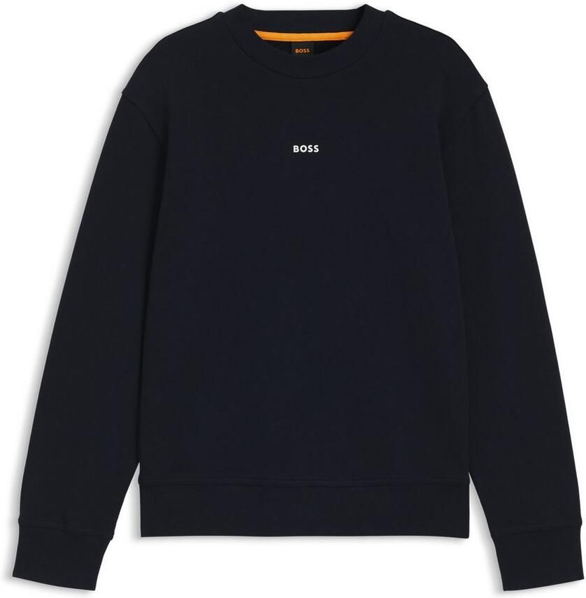 BOSS ORANGE Heren Truien & Vesten Wesmallcrew 10244192 01 Donkerblauw - Foto 5