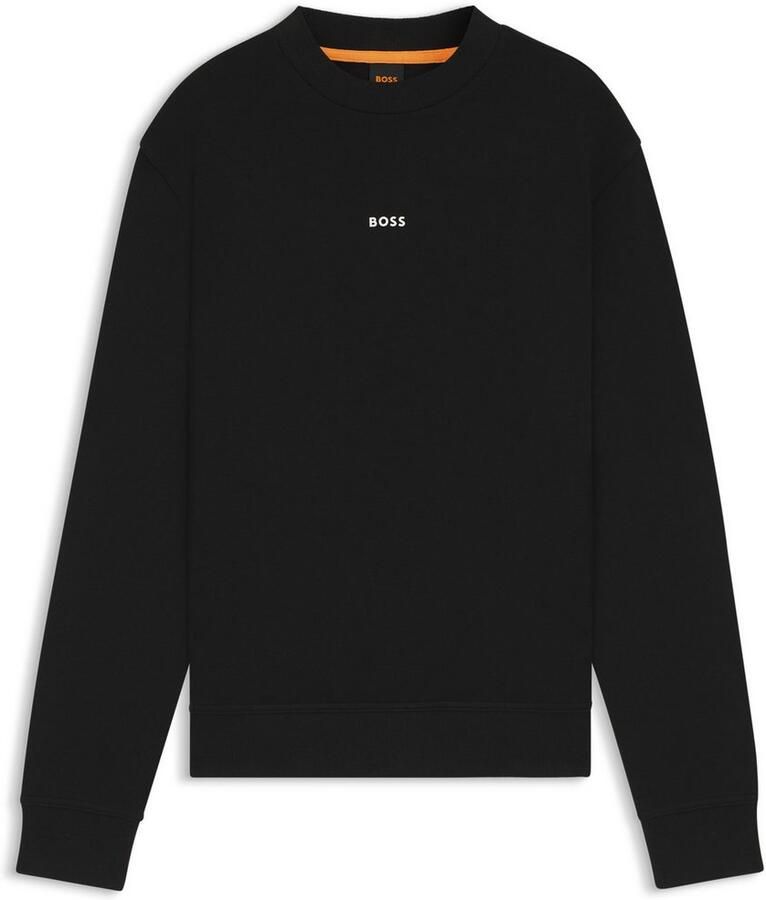 Boss Orange Sweatshirt WeSmallcrew met logo op borsthoogte - Foto 2