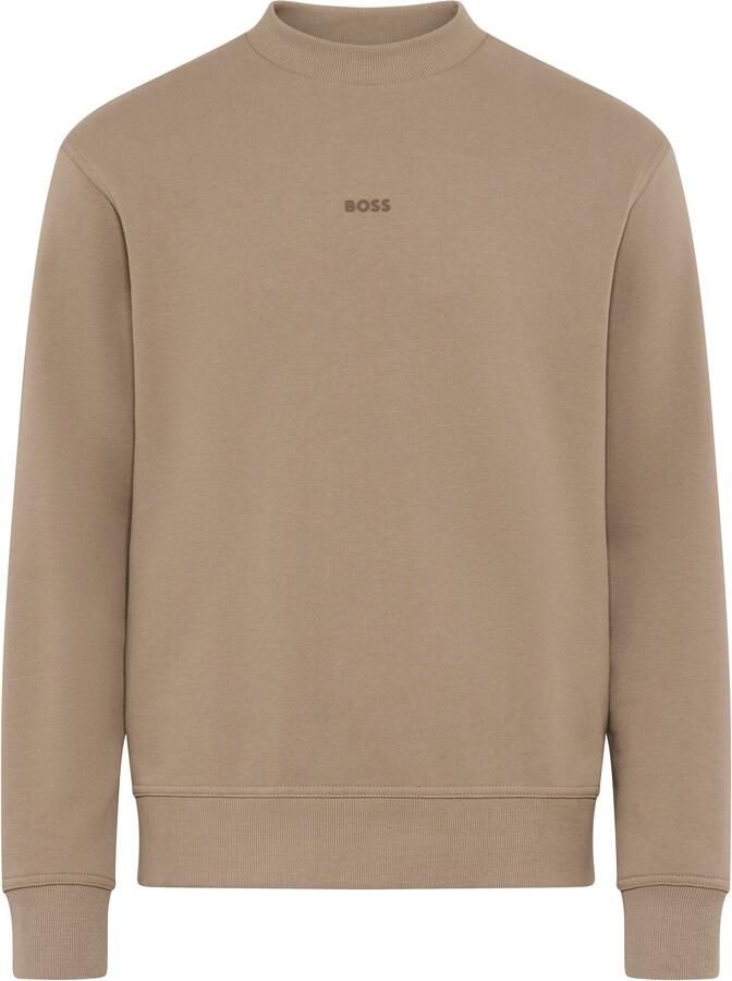 Boss Orange Sweatshirt WeSmallcrew met logo op borsthoogte