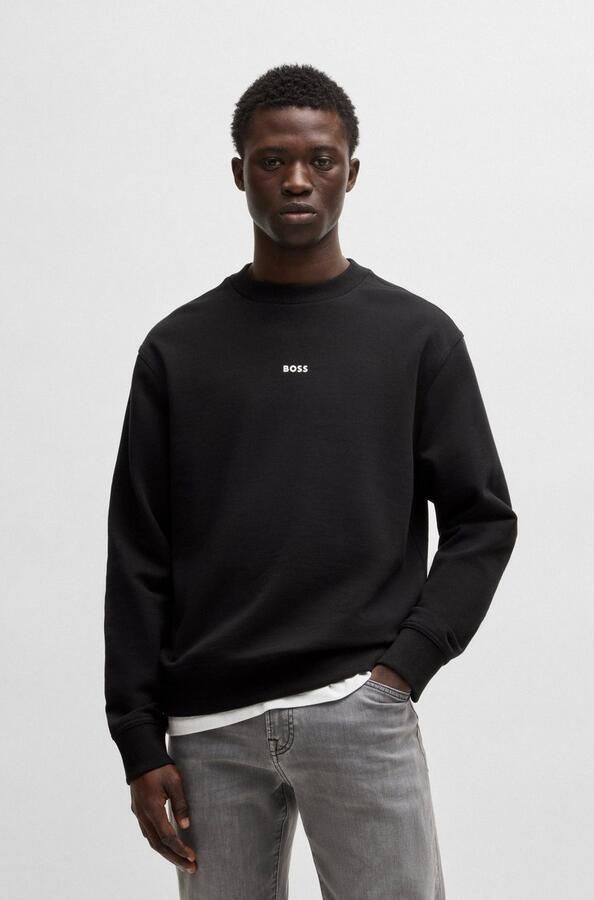 Boss Orange Sweatshirt WeSmallcrew met logo op borsthoogte - Foto 8