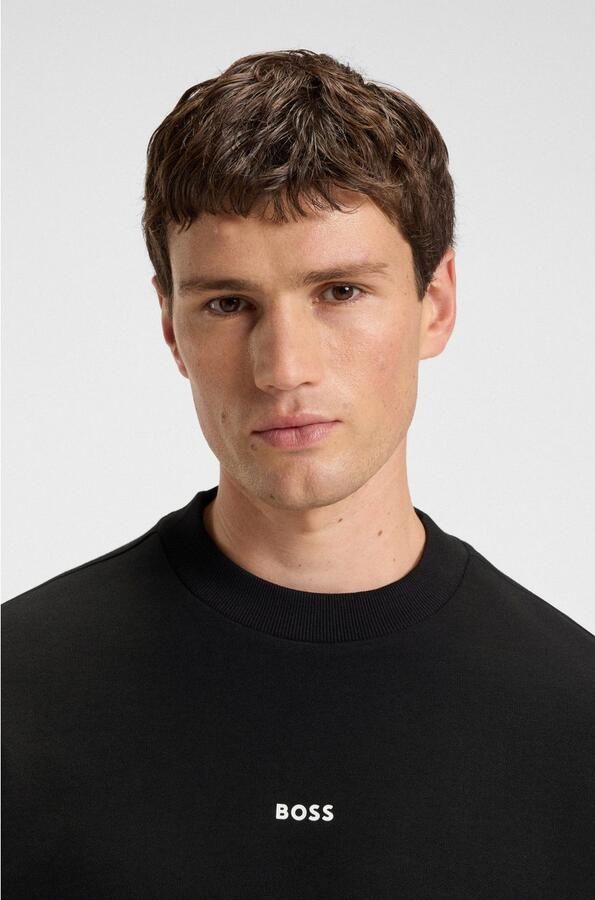 Boss Orange Sweatshirt WeSmallcrew met logo op borsthoogte - Foto 6