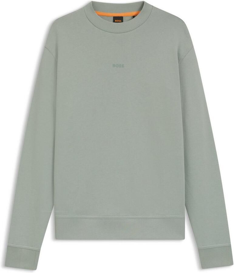 Boss Orange Sweatshirt WeSmallcrew met logo op borsthoogte - Foto 2