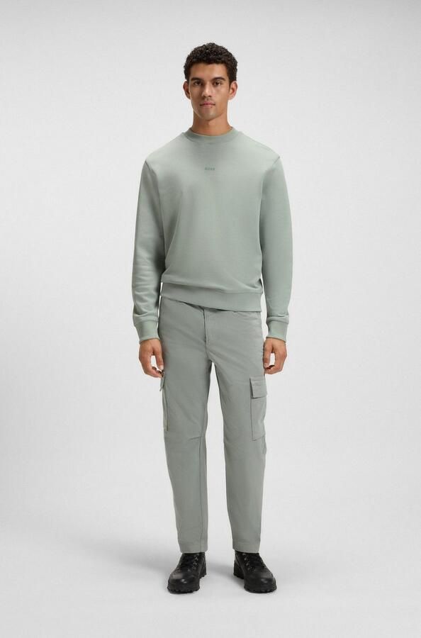 Boss Orange Sweatshirt WeSmallcrew met logo op borsthoogte - Foto 5