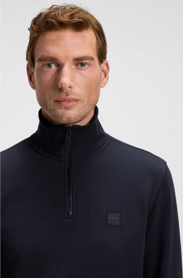 Boss Orange Sweatshirt Zetrust met een ritssluiting bij de kraag (1-delig) - Foto 13