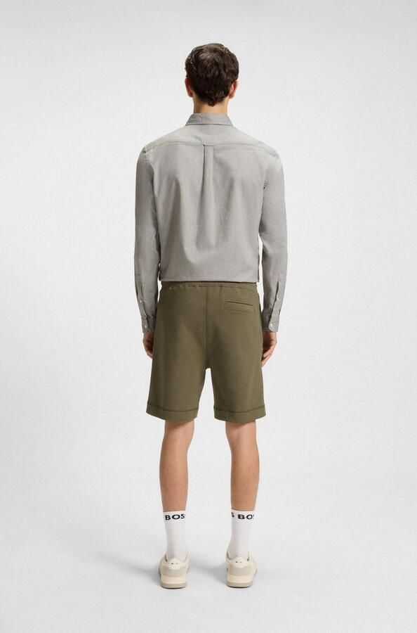Boss Orange Regular fit sweatshorts van puur katoen - Foto 5