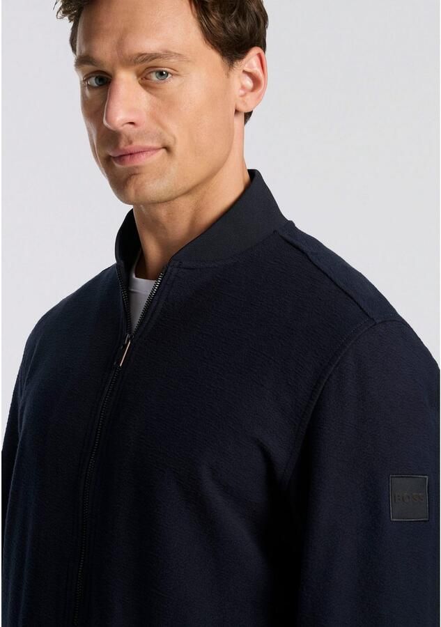 Boss Orange Regular fit sweatjack van puur katoen model 'LISIMBA' - Foto 2