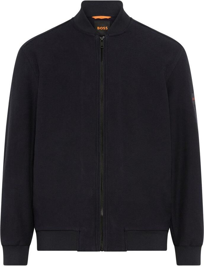 Boss Orange Regular fit sweatjack van puur katoen model 'LISIMBA'