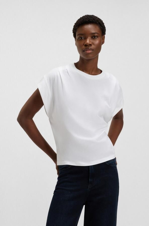 Boss Orange T-shirt Ecolorado Premium Damesmode Relaxed Fit van katoenjersey - Foto 5