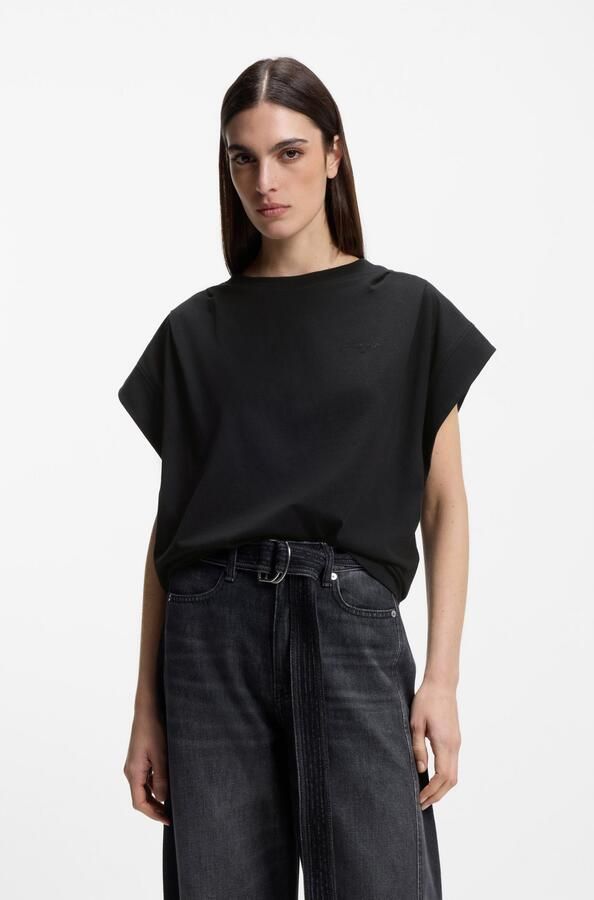 Boss Orange T-shirt Ecolorado Premium Damesmode Relaxed Fit van katoenjersey - Foto 5