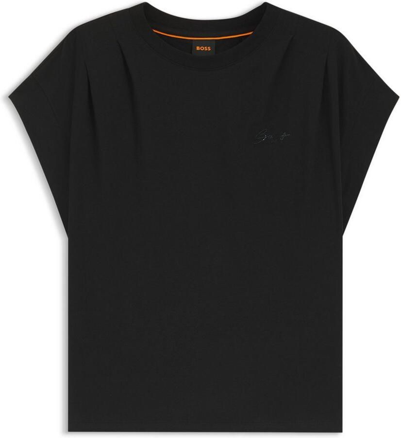 Boss Orange T-shirt Ecolorado Premium Damesmode Relaxed Fit van katoenjersey
