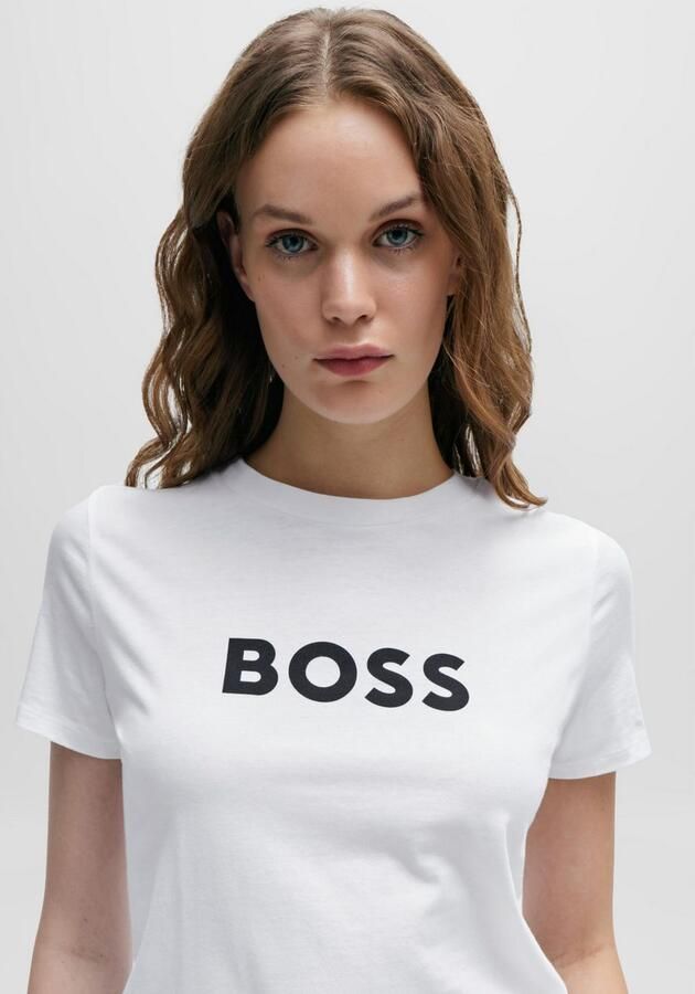 Boss Orange Regular fit T-shirt met labelprint en korte mouwen - Foto 7