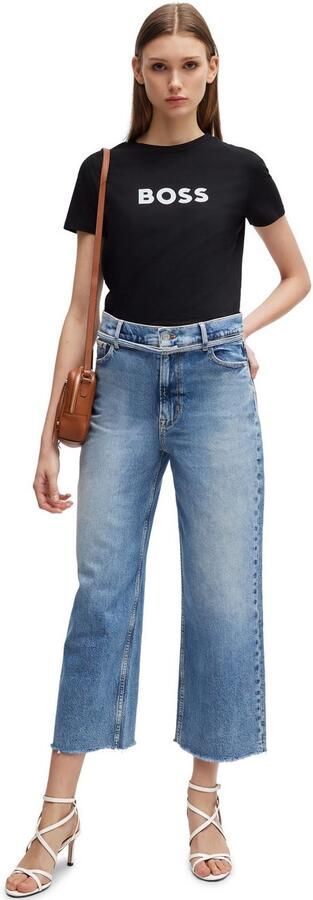 Boss Orange Regular fit T-shirt met labelprint en korte mouwen - Foto 8