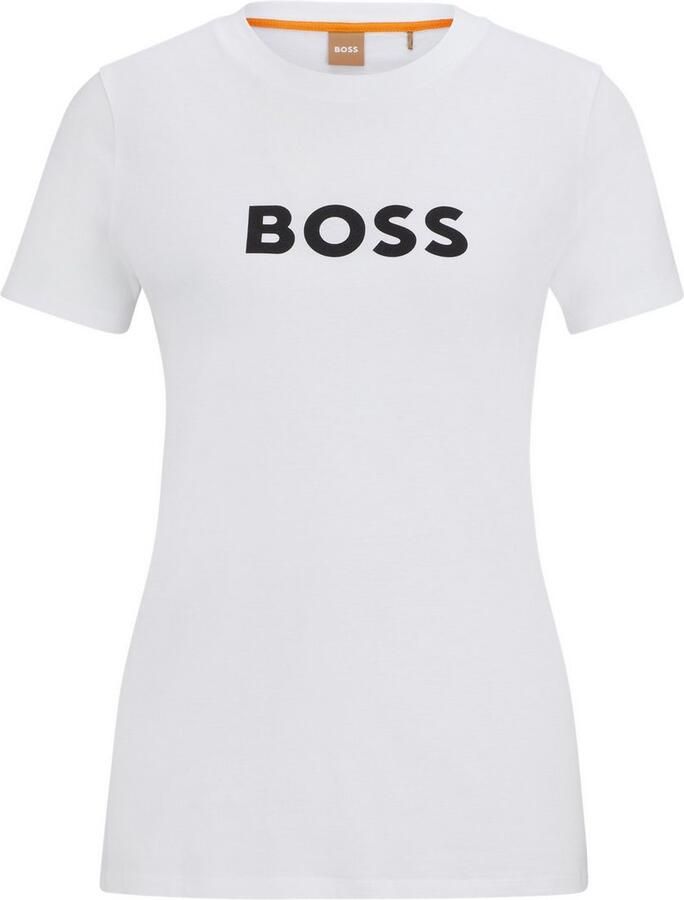 Boss Orange Regular fit T-shirt met labelprint en korte mouwen - Foto 2