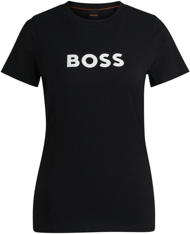 Boss Orange Regular fit T-shirt met labelprint en korte mouwen - Foto 2